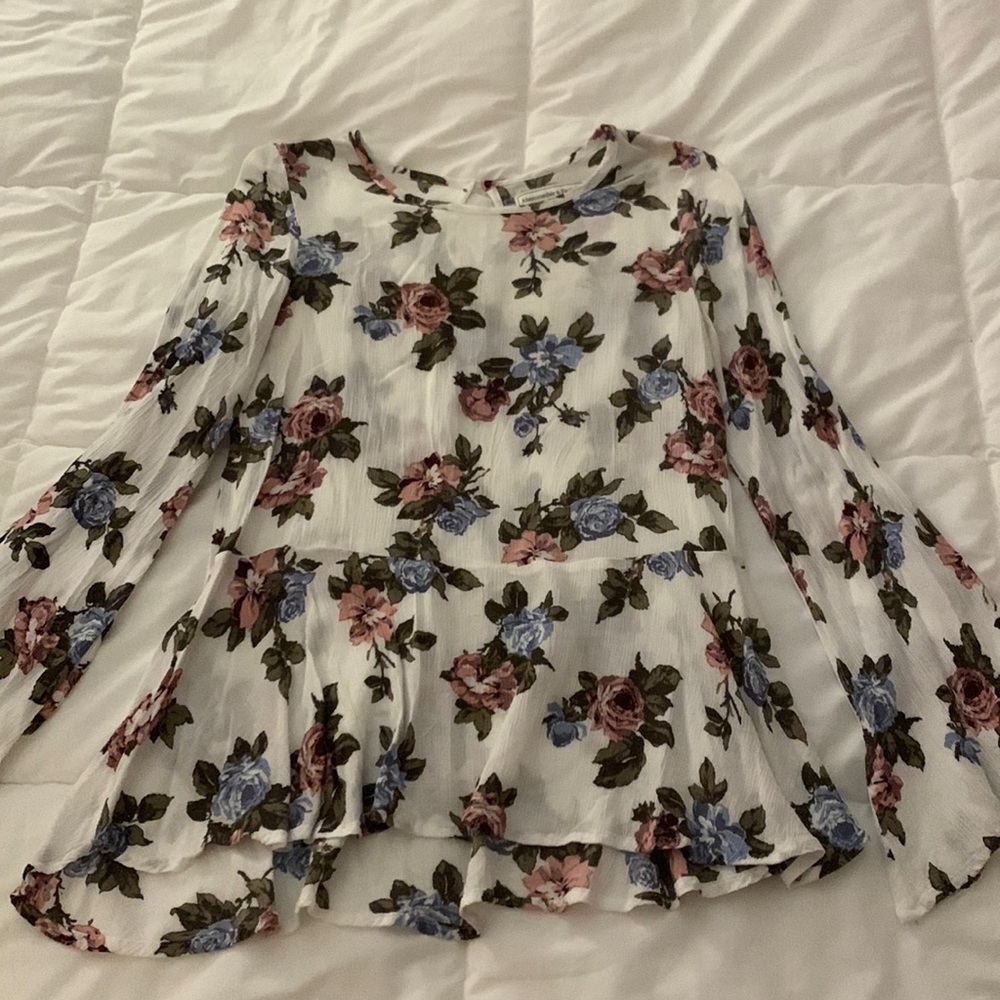 Floral Peplum Top